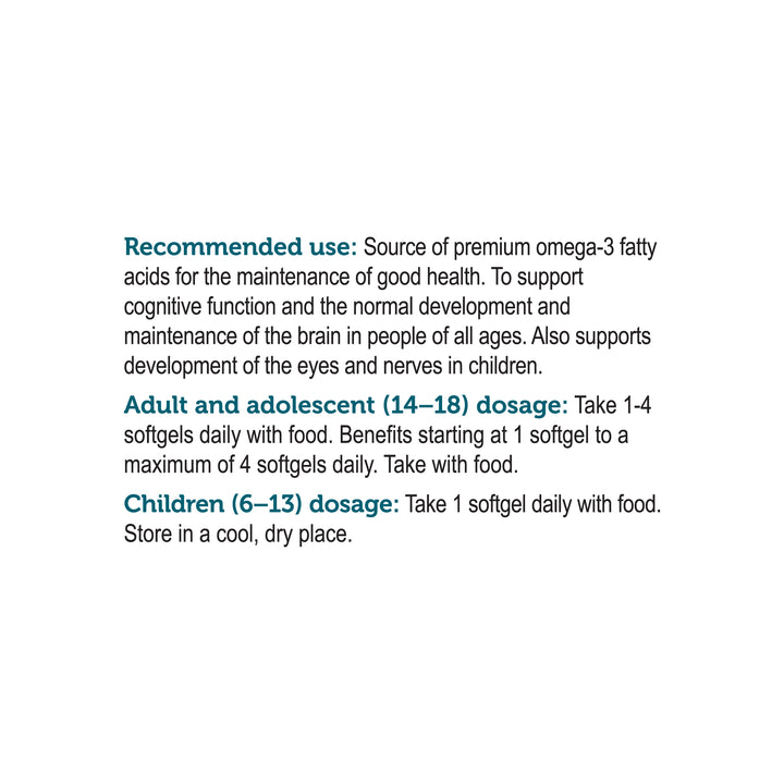 better focus | omega3+ think 60 softgels