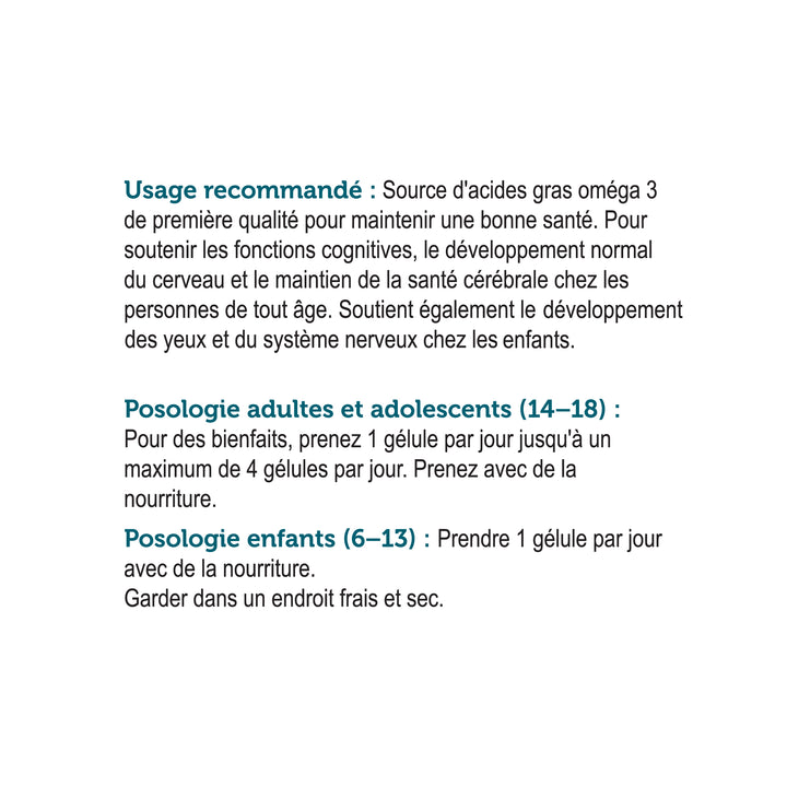 better focus | omega3+ think 60 softgels