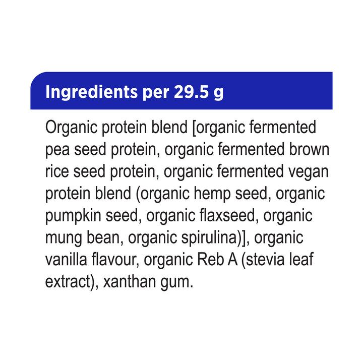 <b> NEW </B> fermented organic vegan proteins+ 260g | unflavoured & unsweetened - 10 servings