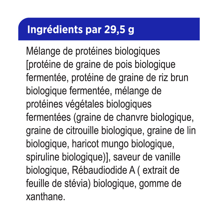 <b> NEW </B> fermented organic vegan proteins+ 260g | unflavoured & unsweetened - 10 servings