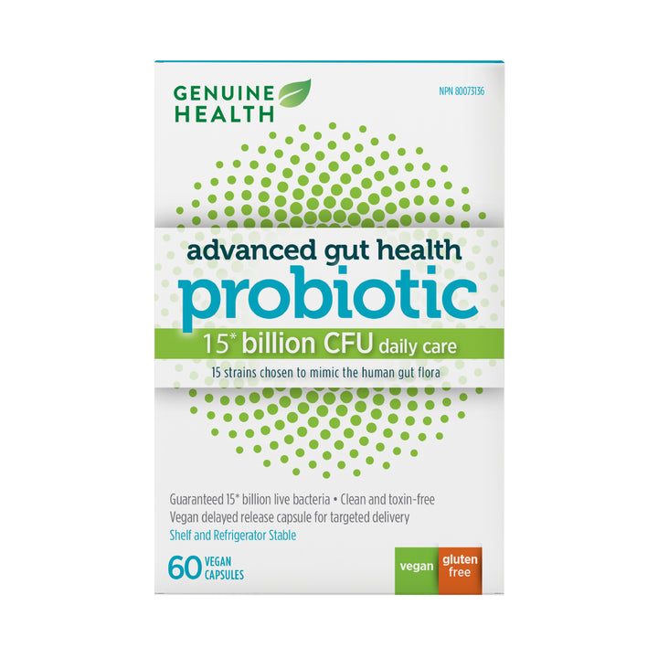 advanced gut health gentle-care probiotic | 15 billion - 60 capsules