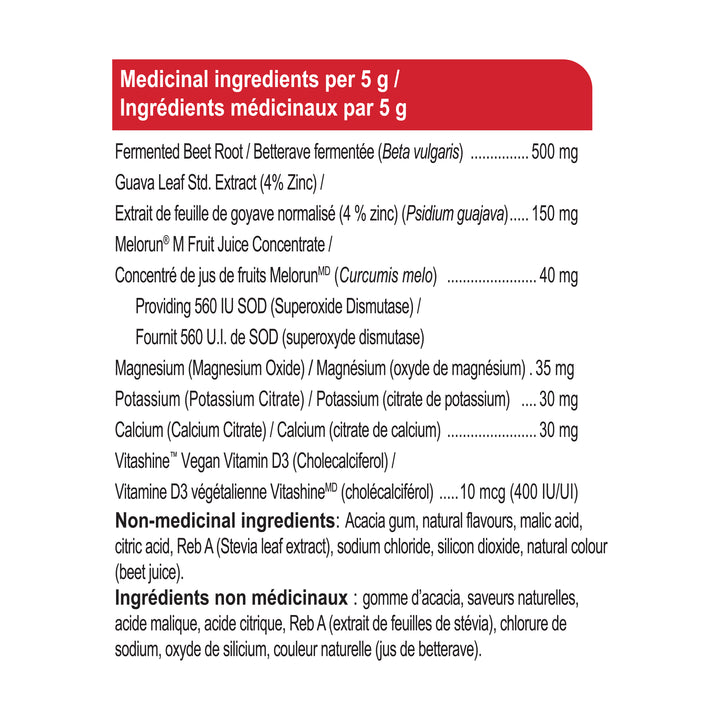 électrolytes + supérieurs 100g | limonade framboise