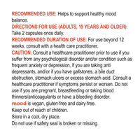 mood 60 capsules | saffron and turmeric