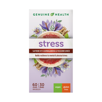 stress 60 capsules | saffron, ashwagandha, and passionflower