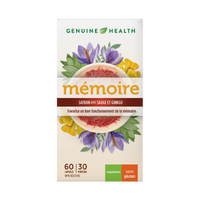 memory 60 capsules | saffron, sage, and gingko biloba