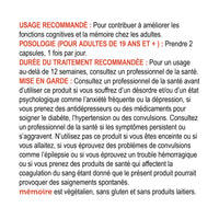 memory 60 capsules | saffron, sage, and gingko biloba