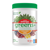 greens+ extra energy 199g | natural orange - 15 servings