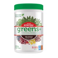 greens+ extra energy 222g | dark chocolate - 15 servings