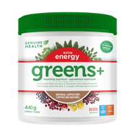 greens+ extra energy 445g | cappuccino - 30 servings