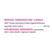 fast joint recovery with NEM 60 capsules