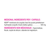 fast joint recovery with NEM 60 capsules
