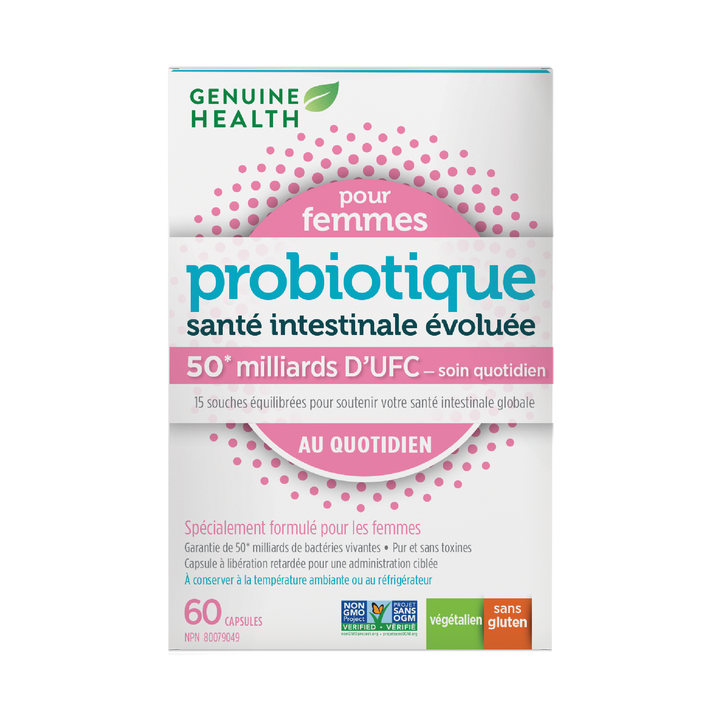advanced gut health probiotic women's DAILY | 50 billion - 60 capsules