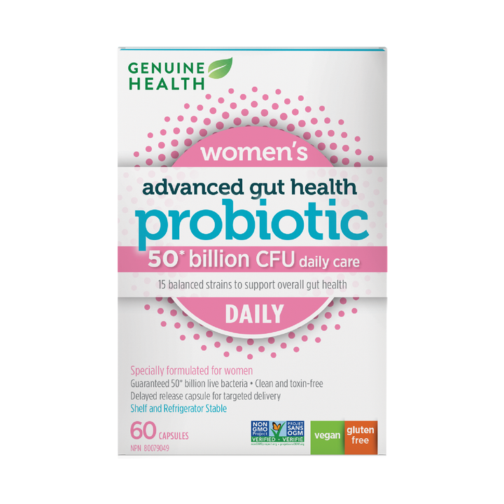 advanced gut health probiotic women's DAILY | 50 billion - 60 capsules