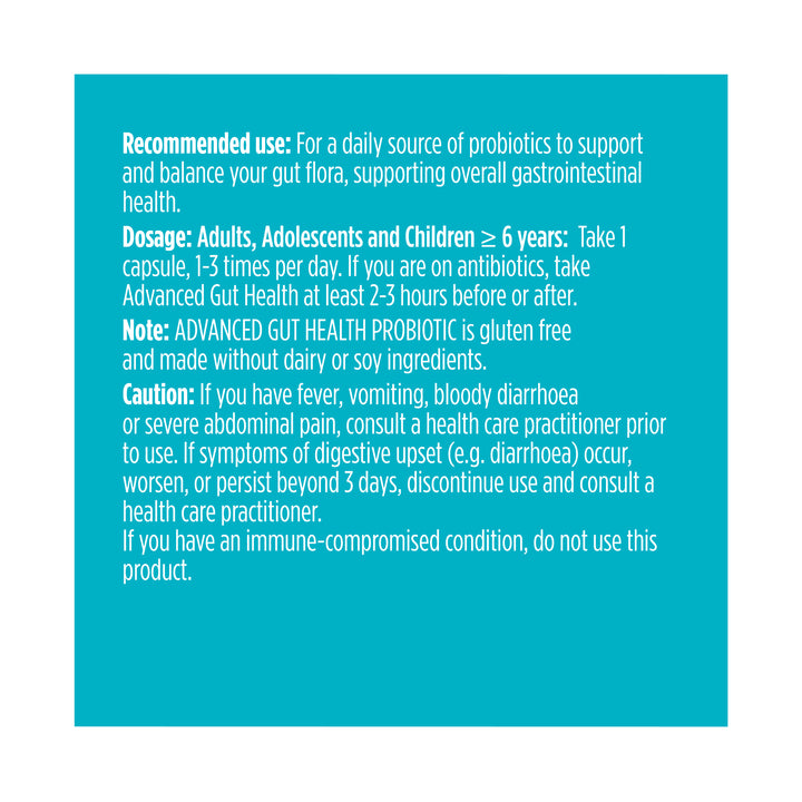 advanced gut health gentle-care probiotic | 15 billion - 60 capsules