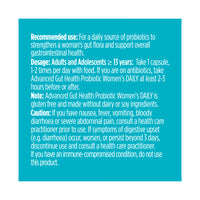 advanced gut health probiotic women's DAILY | 50 billion - 30 capsules