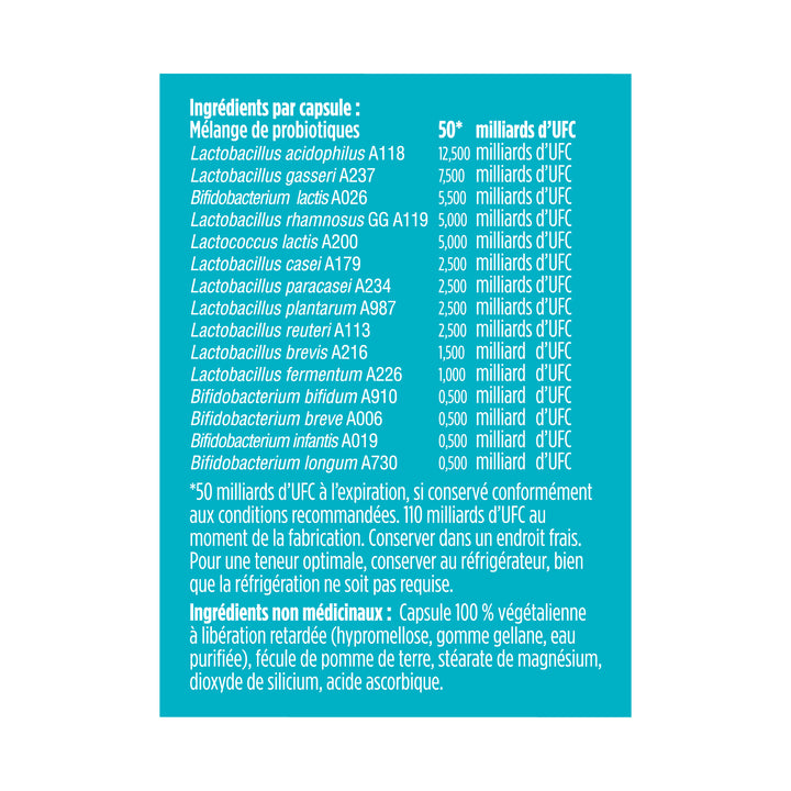 advanced gut health probiotic women's DAILY | 50 billion - 30 capsules
