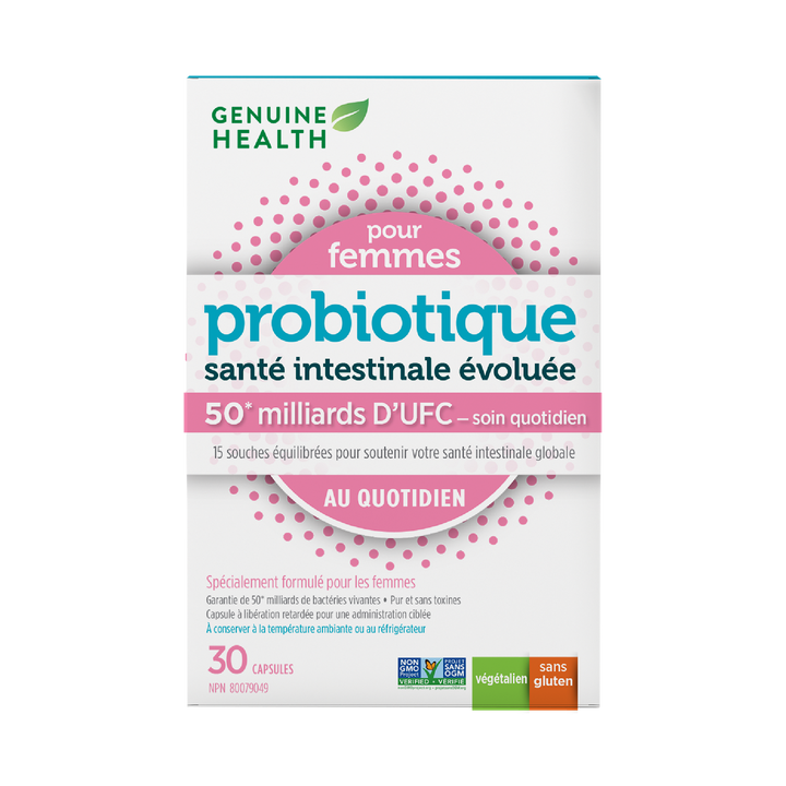 advanced gut health probiotic women's DAILY | 50 billion - 30 capsules