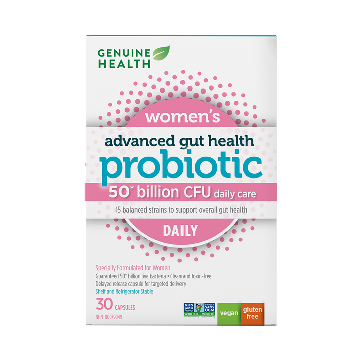 advanced gut health probiotic women's DAILY | 50 billion - 30 capsules