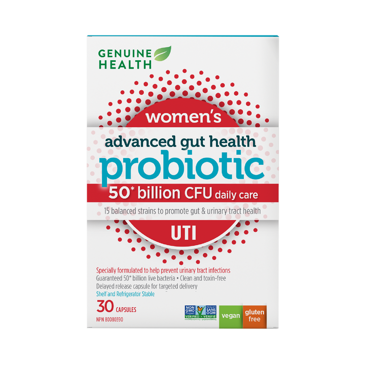 advanced gut health probiotic UTI | 50 billion - 30 capsules