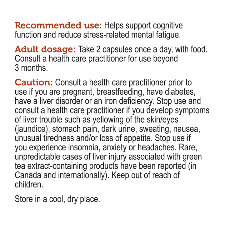 label Genuine Health clear focus directions