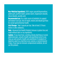 advanced gut health probiotic IMMUNE + VITAMIN D & ZINC l 50 billion - 30 capsules