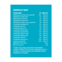 advanced gut health probiotic IMMUNE + VITAMIN D & ZINC l 50 billion - 30 capsules