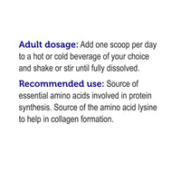 label Genuine Health marine clean collagen unflavoured directions