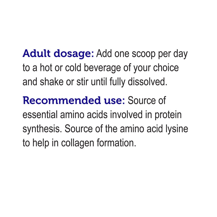 label Genuine Health marine clean collagen unflavoured directions