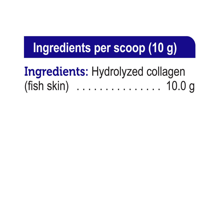 label Genuine Health marine clean collagen unflavoured ingredients
