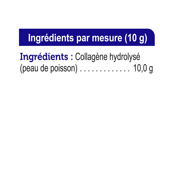 label Genuine Health marine clean collagen unflavoured French ingredients