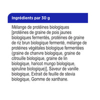 label Genuine Health fermented organic vegan proteins vanilla French ingredients
