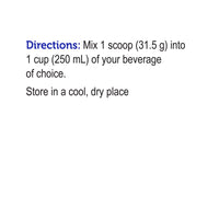 label Genuine Health fermented organic vegan proteins chocolate directions