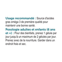 omega3 DAILY 120 gélules l bonne santé