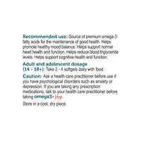 omega3+ joy, 60 softgels