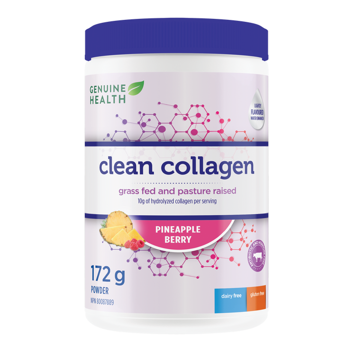 clean collagen bovine pineapple berry, 16 servings