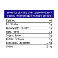 clean collagen marine unflavoured, stevia free, 21 servings