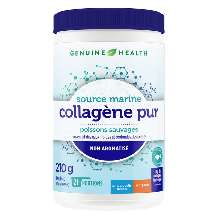 clean collagen marine unflavoured, stevia free, 21 servings