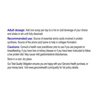 clean collagen marine lemon lime, 21 servings