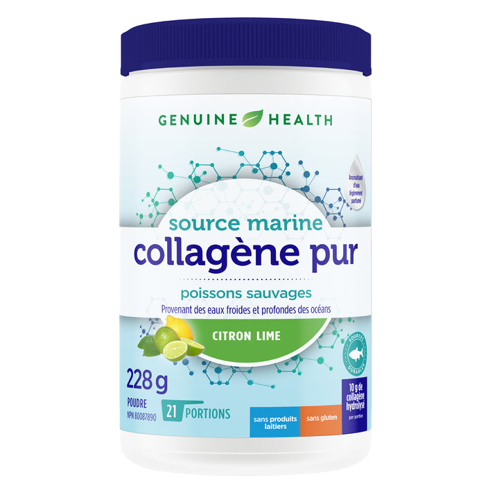 clean collagen marine lemon lime, 21 servings