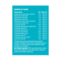 advanced gut health probiotic high potency 100 billion, 20 capsules