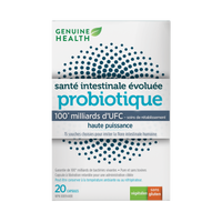 advanced gut health probiotic high potency 100 billion, 20 capsules
