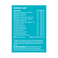 advanced gut health probiotic mood + melon extract 50 billion, 30 capsules