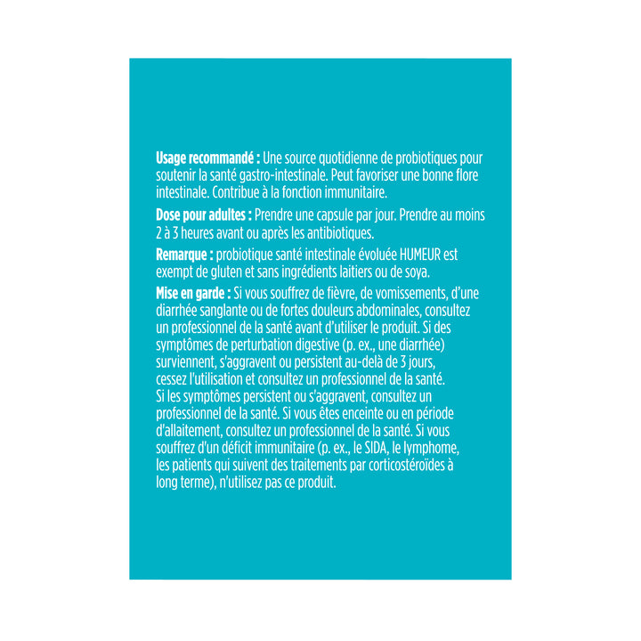 advanced gut health probiotic mood + melon extract 50 billion, 30 capsules