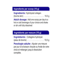 clean collagen bovine unflavoured, stevia free, 50 servings