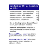 fermented BCAA+ creatine lemon-lime, 20 servings